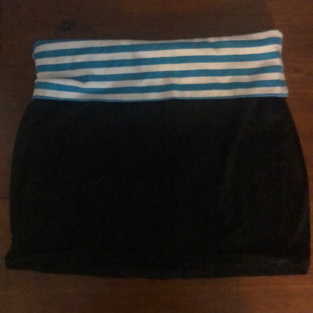 Fold down skirt